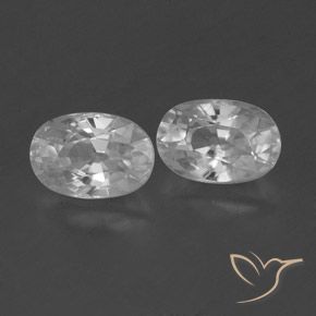 1.72 ct natürliche Klares Weiß Zirkon-Edelsteine, Oval, VVS-VS