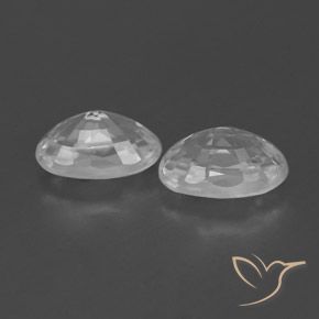 1.62 ct natürliche Klares Weiß Zirkon-Edelsteine, Oval, VVS