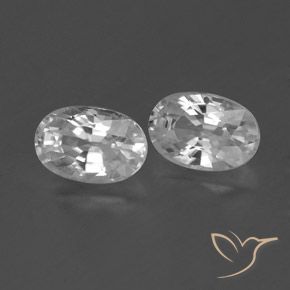 1.66 ct natürliche Klares Weiß Zirkon-Edelsteine, Oval, VVS