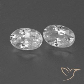 1.63 ct natürliche Klares Weiß Zirkon-Edelsteine, Oval, VVS-VS