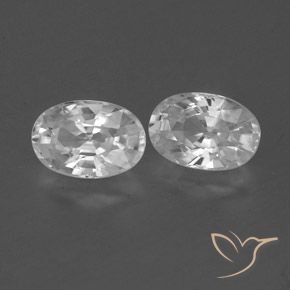 1.66 ct natürliche Klares Weiß Zirkon-Edelsteine, Oval, VVS