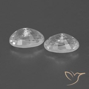 1.66 ct natürliche Klares Weiß Zirkon-Edelsteine, Oval, VVS