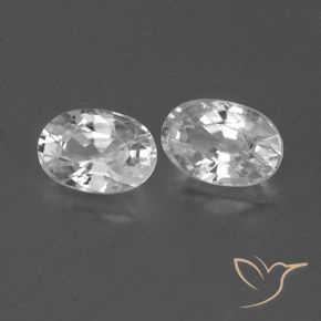 1.59 ct natürliche Klares Weiß Zirkon-Edelsteine, Oval, VVS