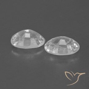 1.59 ct natürliche Klares Weiß Zirkon-Edelsteine, Oval, VVS