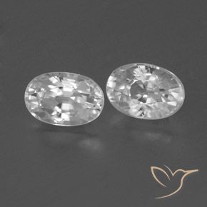 1.77 ct natürliche Klares Weiß Zirkon-Edelsteine, Oval, VVS