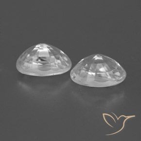 1.77 ct natürliche Klares Weiß Zirkon-Edelsteine, Oval, VVS