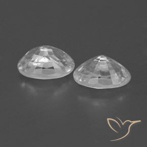 1.66 ct natürliche Klares Weiß Zirkon-Edelsteine, Oval, VVS