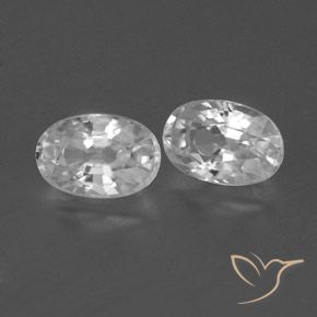 1.75 ct natürliche Klares Weiß Zirkon-Edelsteine, Oval, VVS-VS