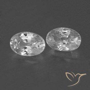 1.70 ct natürliche Klares Weiß Zirkon-Edelsteine, Oval, VVS-VS
