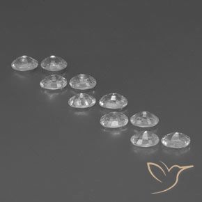 7.86 ct natürliche Klares Weiß Zirkon-Edelsteine, Oval, VVS-VS
