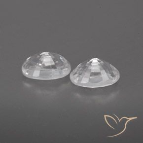 1.67 ct natürliche Weiß Zirkon-Edelsteine, Oval, VVS