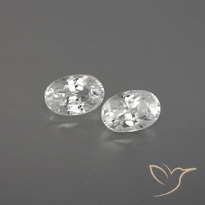 1.66 ct natürliche Weiß Zirkon-Edelsteine, Oval, VVS