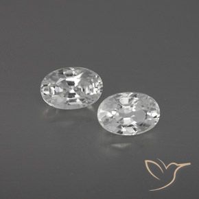 1.66 ct natürliche Weiß Zirkon-Edelsteine, Oval, VVS