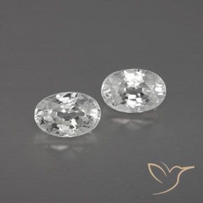 1.78ctw Natürlicher Weiß Zirkon, Oval, VVS-VS