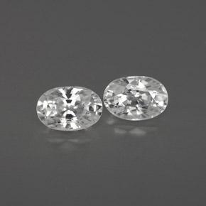 1.67 ct natürliche Weiß Zirkon-Edelsteine, Oval, VVS