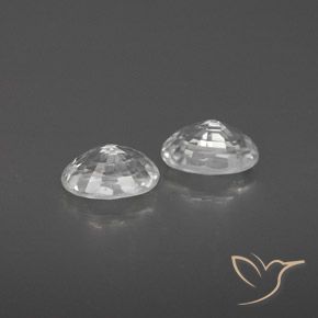 1.67 ct natürliche Weiß Zirkon-Edelsteine, Oval, VVS