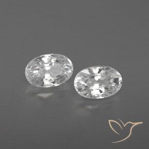 1.71 ct natürliche Weiß Zirkon-Edelsteine, Oval, VVS