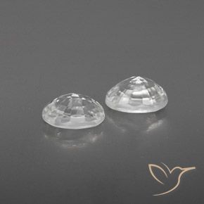 1.71 ct natürliche Weiß Zirkon-Edelsteine, Oval, VVS