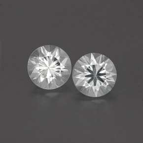 1.83 ct natürliche Weiß Zirkon-Edelsteine, Rund Schliff, VVS-VS