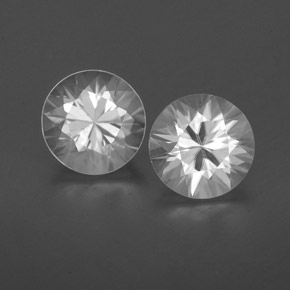 1.95 ct natürliche Weiß Zirkon-Edelsteine, Rund Schliff, VVS-VS