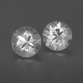1.95 ct natürliche Weiß Zirkon-Edelsteine, Rund Schliff, VVS-VS