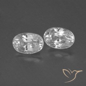 1.80 ct natürliche Weiß Zirkon-Edelsteine, Oval, VVS