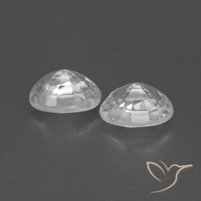 1.80 ct natürliche Weiß Zirkon-Edelsteine, Oval, VVS