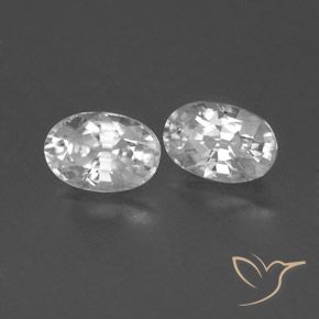 1.70 ct natürliche Weiß Zirkon-Edelsteine, Oval, VVS