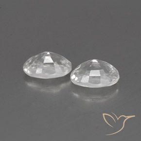 1.71 ct natürliche Weiß Zirkon-Edelsteine, Oval, VVS