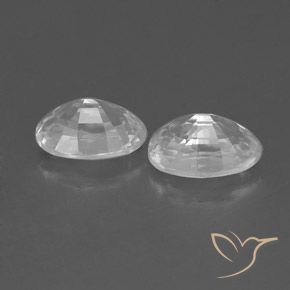 1.66 ct natürliche Weiß Zirkon-Edelsteine, Oval, VVS
