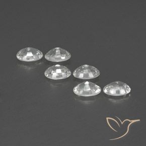 4.63 ct natürliche Weiß Zirkon-Edelsteine, Oval, VVS-VS