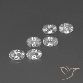 4.40 ct natürliche Weiß Zirkon-Edelsteine, Oval, VVS-VS