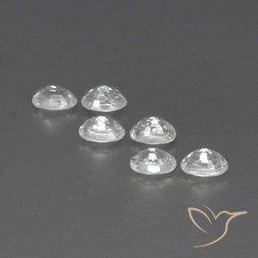 5.01 ct natürliche Weiß Zirkon-Edelsteine, Oval, VVS-VS
