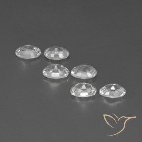 4.70 ct natürliche Weiß Zirkon-Edelsteine, Oval, VVS-VS