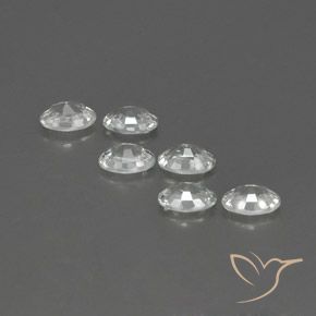 4.21 ct natürliche Weiß Zirkon-Edelsteine, Oval, VVS-VS