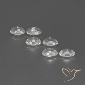 4.69 ct natürliche Weiß Zirkon-Edelsteine, Oval, VVS-VS