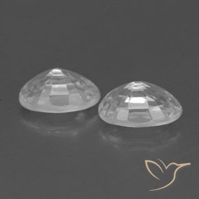1.68 ct natürliche Weiß Zirkon-Edelsteine, Oval, VVS