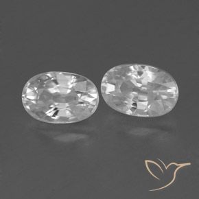 1.78 ct natürliche Weiß Zirkon-Edelsteine, Oval, VVS
