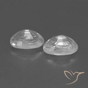 1.78 ct natürliche Weiß Zirkon-Edelsteine, Oval, VVS