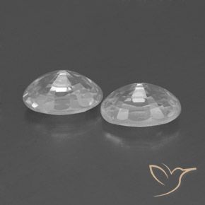 1.65 ct natürliche Weiß Zirkon-Edelsteine, Oval, VVS-VS