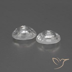 1.74 ct natürliche Weiß Zirkon-Edelsteine, Oval, VVS-VS