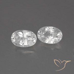 1.75 ct natürliche Weiß Zirkon-Edelsteine, Oval, VVS