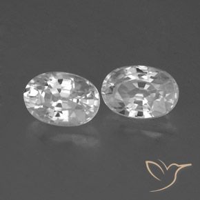 1.70 ct natürliche Weiß Zirkon-Edelsteine, Oval, VVS
