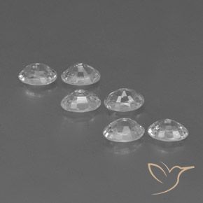 4.68 ct natürliche Weiß Zirkon-Edelsteine, Oval, VVS-VS