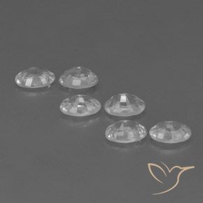 4.55 ct natürliche Weiß Zirkon-Edelsteine, Oval, VVS-VS
