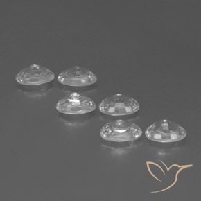 4.77 ct natürliche Weiß Zirkon-Edelsteine, Oval, VVS-VS