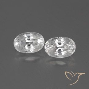 1.82ctw Natürlicher Weiß Zirkon, Oval, VVS