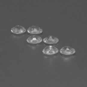  ct natürliche weißer Zirkon-Edelsteine, Oval Schliff, VVS-VS