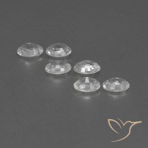 4.54 ct natürliche Weiß Zirkon-Edelsteine, Oval, VVS-VS
