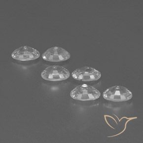 4.60 ct natürliche Weiß Zirkon-Edelsteine, Oval, VVS-VS